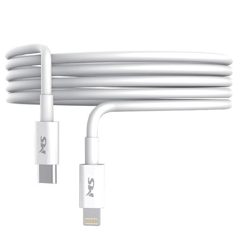 MS CABLE USB-C -&gt;LIGHTNING, 1m, bijeli