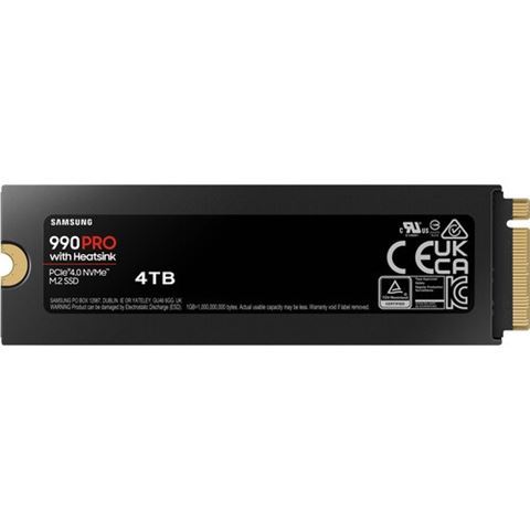 SSD 4TB Samsung 990 PRO M.2 NVMe + HS MZ-V9P4T0CW