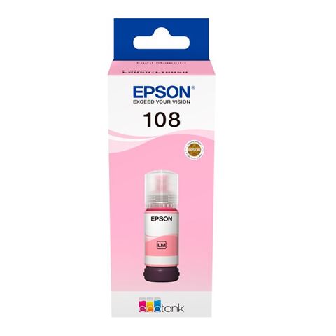 EPSON 108 EcoTank Light Mag Ink Bottle, C13T09C64A