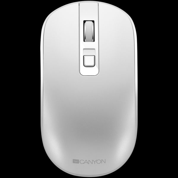 2.4GHz Wireless Rechargeable Mouse with Pixart sensor, 4keys, Silent switch for right/left keys,DPI: 800/1200/1600, Max. usage 50 hours for one time full charged, 300mAh Li-poly battery, Pearl-White, 