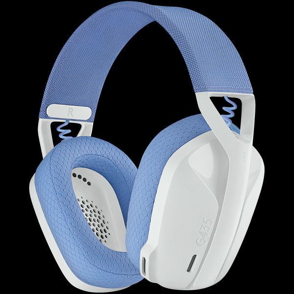 LOGITECH G435 LIGHTSPEED Wireless Gaming Headset - WHITE - 2.4GHZ - EMEA - 914