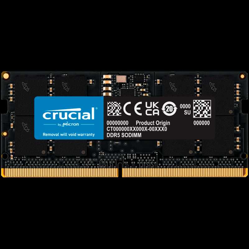 16GB DDR5-4800 SODIMM CL40 (16Gbit)