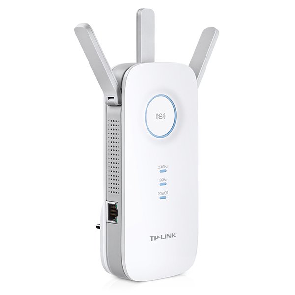 AC1750 Dual Band Wireless Wall Plugged Range Extender, Qualcomm, 1300Mbps at 5Ghz + 450Mbps at 2.4Ghz, 802.11ac/a/b/g/n, 1 10/100/1000M LAN, Ranger Extender button, Range extender mode,with 3 fixed An