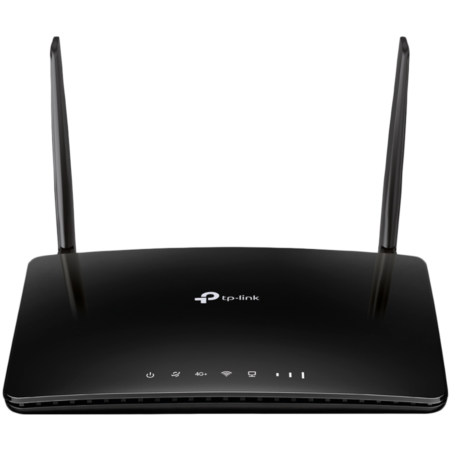 AC1200 4G LTE Advanced Cat6 Gigabit RouterBuild-In 300Mbps 4G+ LTE Advanced ModemSPEED: 867 Mbps at 5 GHz + 300 Mbps at 2.4 GHz, 4G+ Cat6 300/50 MbpsSPEC: 2× Antennas, 3× Gigabit LAN Ports, 1× Gigabit