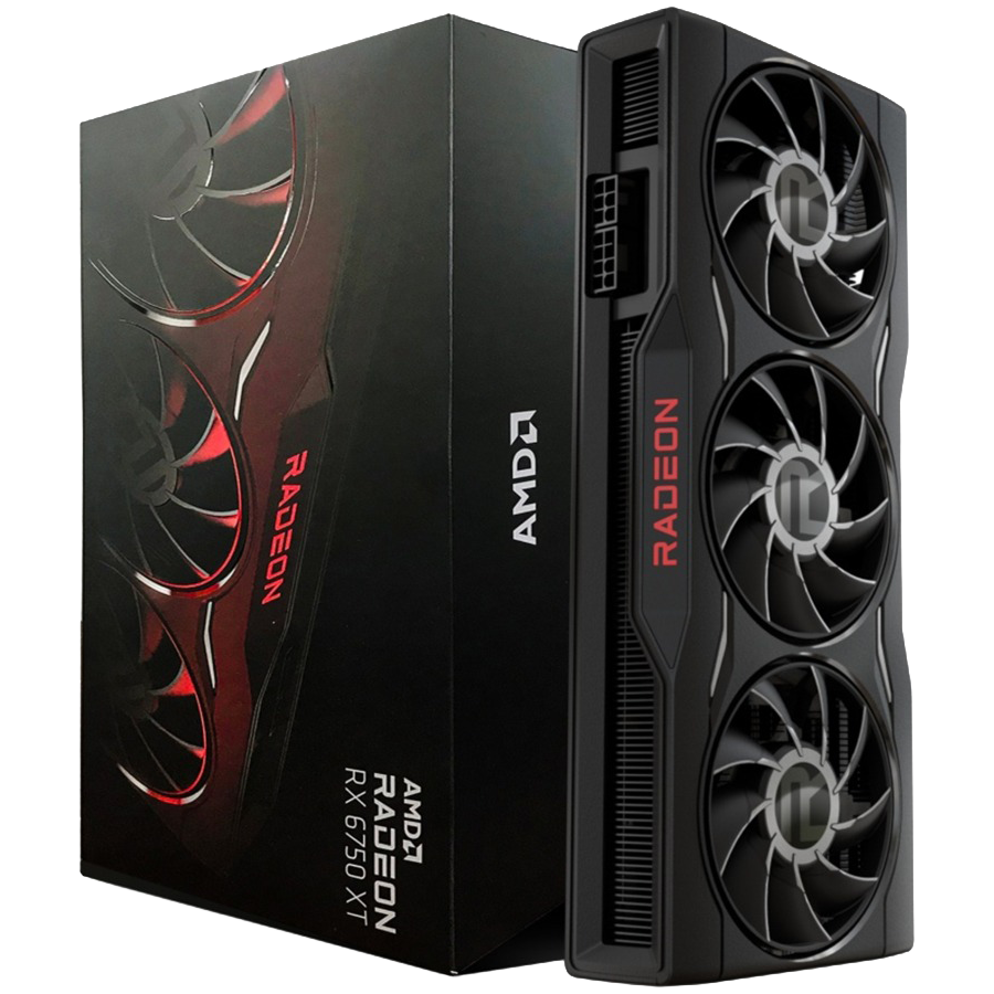 XFX Video Card AMD Radeon RX 6750 XT Core Gaming Graphics Card with 12GB GDDR6 HDMI 3xDP, AMD RDNA™ 2