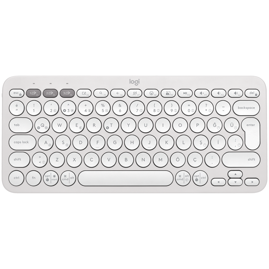 LOGITECH K380S Bluetooth Keyboard - TONAL WHITE - HRV-SLV-SRB