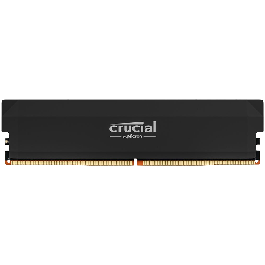 Crucial DRAM Pro OC Overclocking 32GB Kit (2X16GB) DDR5-6400 UDIMM CL38 Black, EAN: 649528944511