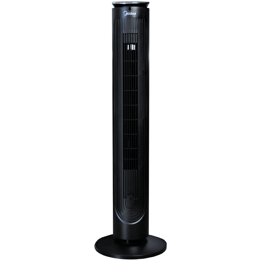 Tower fan, Built-in aromatherapy, Smart Program for Daily/Night Comfort with intelligent wind level control, Slim design, 3 Wind modes simulating natural/slumberous/normal wind, Touch panel control, 9