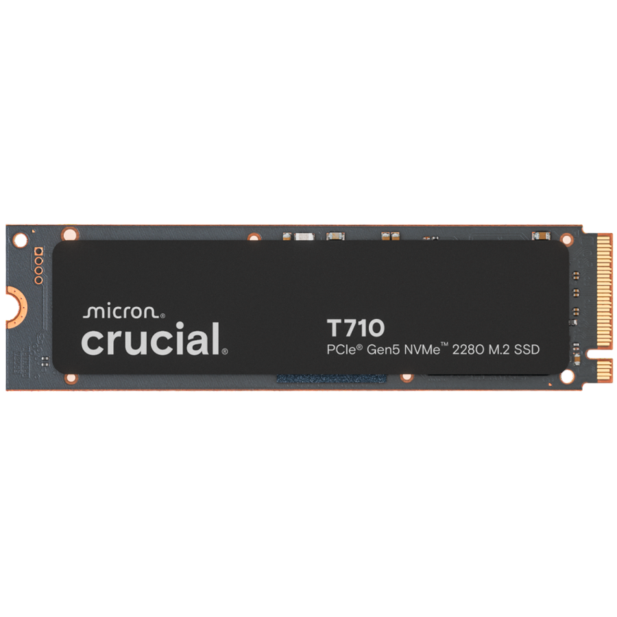 CRUCIAL T710 4000GB [4TB] NVMe PCIe Gen.5 M.2 2280 Heatsink