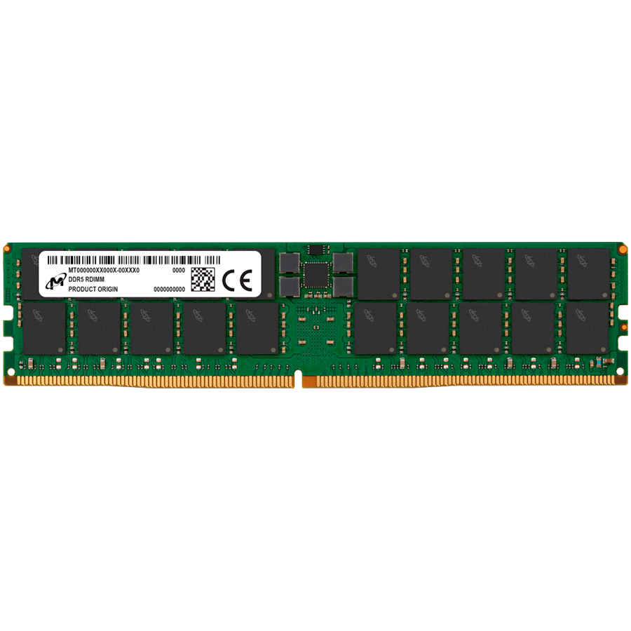 Micron DDR5 RDIMM 32GB 2Rx8 5600 CL46 (16Gbit) (Single Pack)