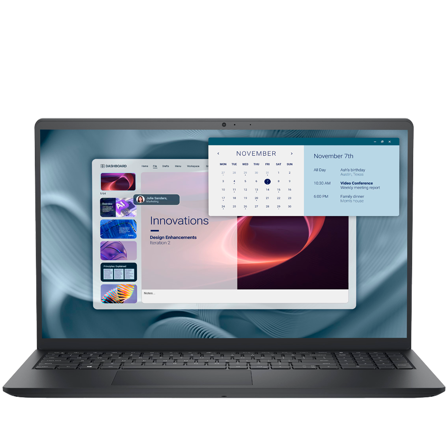 Dell Pro 15 Essential (PV15250), 15.6" FHD (1920 x 1080), non-Touch, Intel Core i5-1334U (10C, up to 4.6GHz), 16GB DDR (1x16GB), M.2 512GB SSD, Intel UHD, Wi-Fi, BT, HDMI, 1xUSB-C, 1xUSB 3.2, 1xUSB 2.