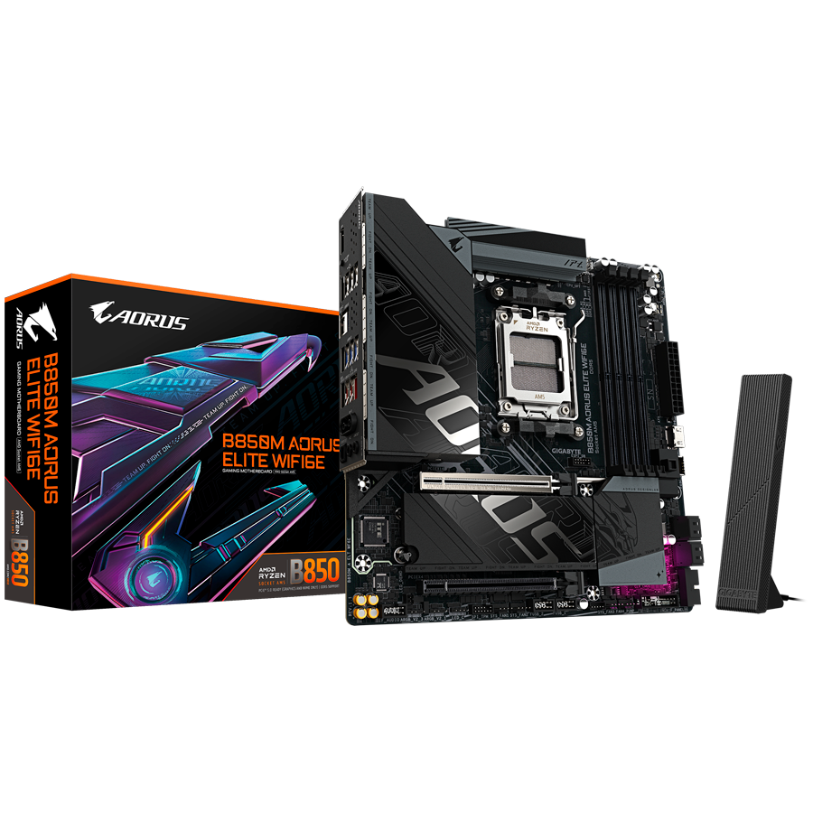 GIGABYTE B850M AORUS ELITE WIFI6E, AM5, 4xDDR5, mATX
