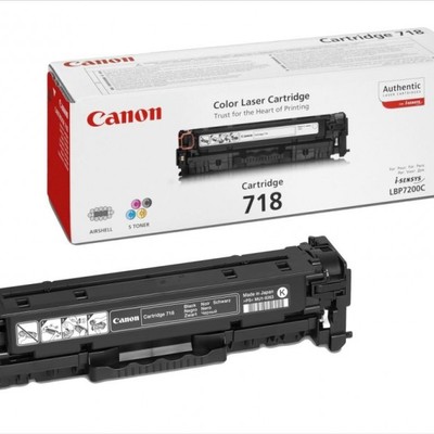 Canon toner CRG-718Bk. crni, CR2662B002AA