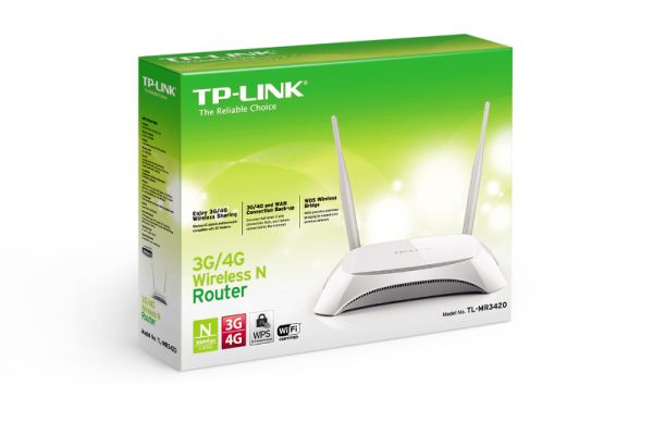 TP-Link TL-MR3420, 3G/4G Wireless N Router,300Mbps, TL-MR3420