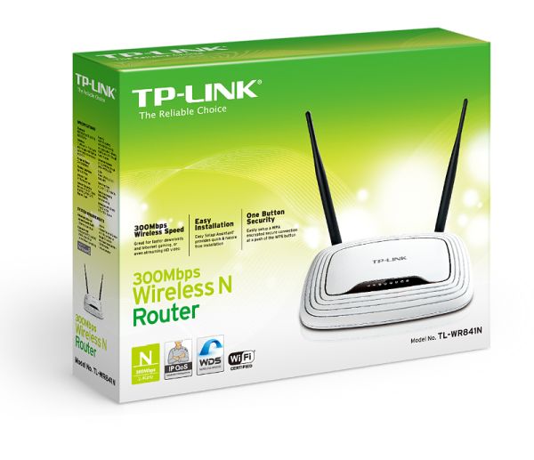 TP-Link TL-WR841N, WLAN router 300Mbps 4-port, TL-WR841N