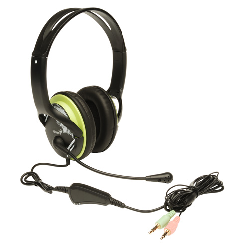 Genius HS-400A, slušalice s ugrađenim mikrofonom, 31710169100