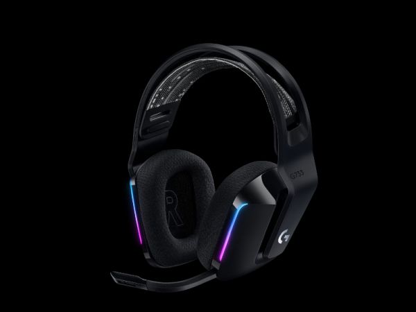 Logitech G733 gaming slušalice s mikrofonom, crna, 981-000864
