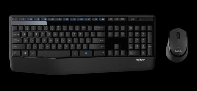 Logitech MK345 bežična tipkovnica i miš, crna, 920-006489