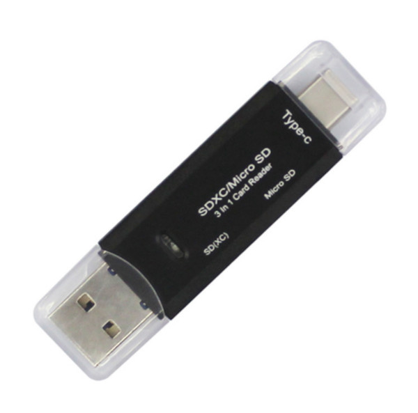 Asonic USB2.0 Tip A/C USB čitač mem. kartica, N-UCR5P1
