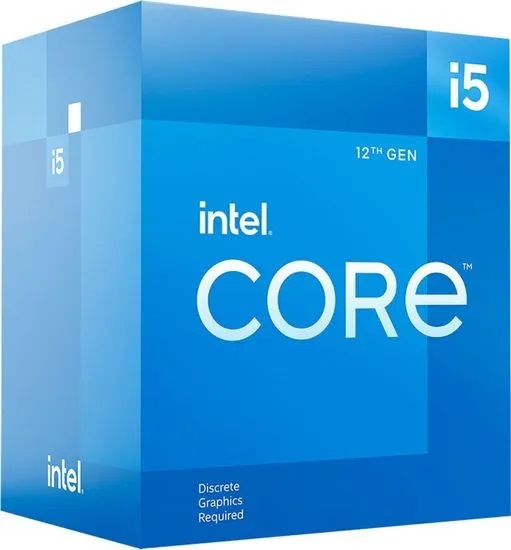 Intel Core i5 12400f, 2,5/4.4GHz,6C/12T,LGA1700, BX8071512400F