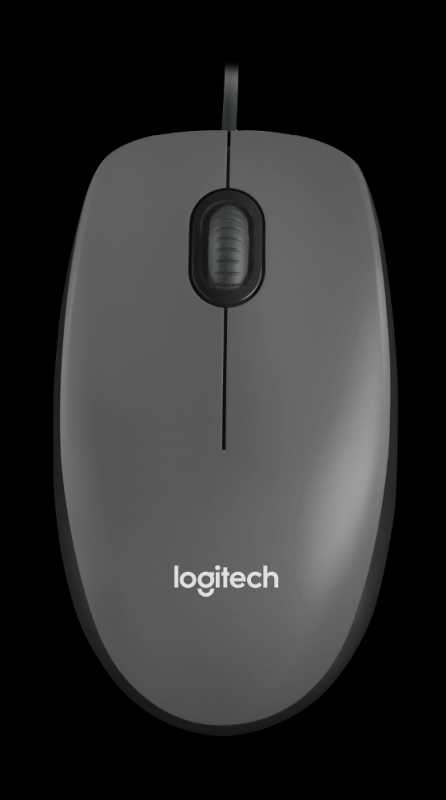 Logitech M90 žičani optički miš, siva, 910-001793