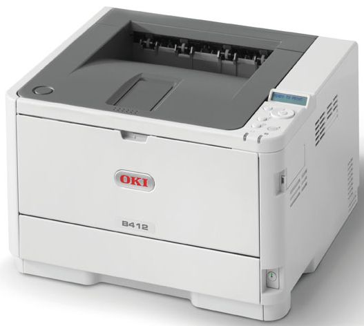 Oki B412dn 33s/m, 1200x1200, duplex, USB+GigEth., 45762002