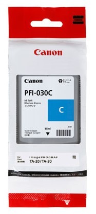 Canon tinta PFI-030, Cyan, 3490C001