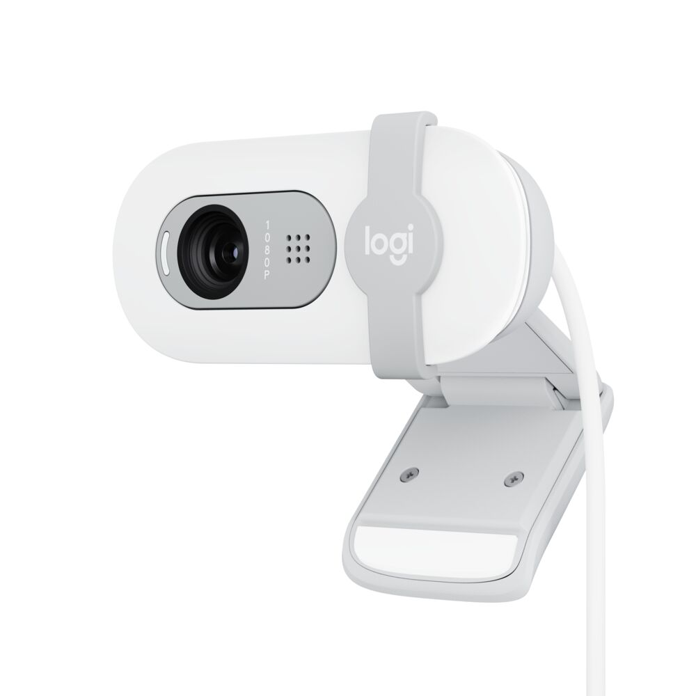 Logitech BRIO 100 web kamera, bijela, 960-001617