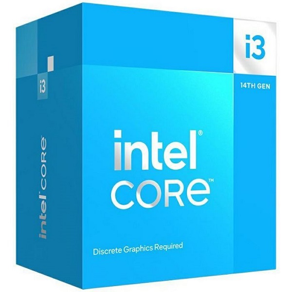 Intel Core i3 14100F, 3,5/4,7GHz, 4C/8T, LGA1700, BX8071514100F