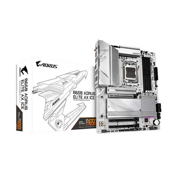 Gigabyte GA-B650 ELITE AX ICE, DDR5, AM5,  B650 A ELITE AX ICE