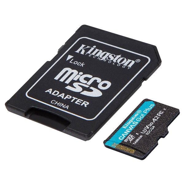 Kingston microSD, Canvas Go! Plus, R200, 64GB, SDCG4/64GB