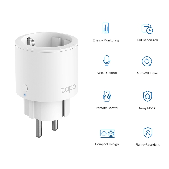 TP-Link Tapo Tapo P115 Mini Smart Wi-Fi monitoring, Tapo P115(1-pack)