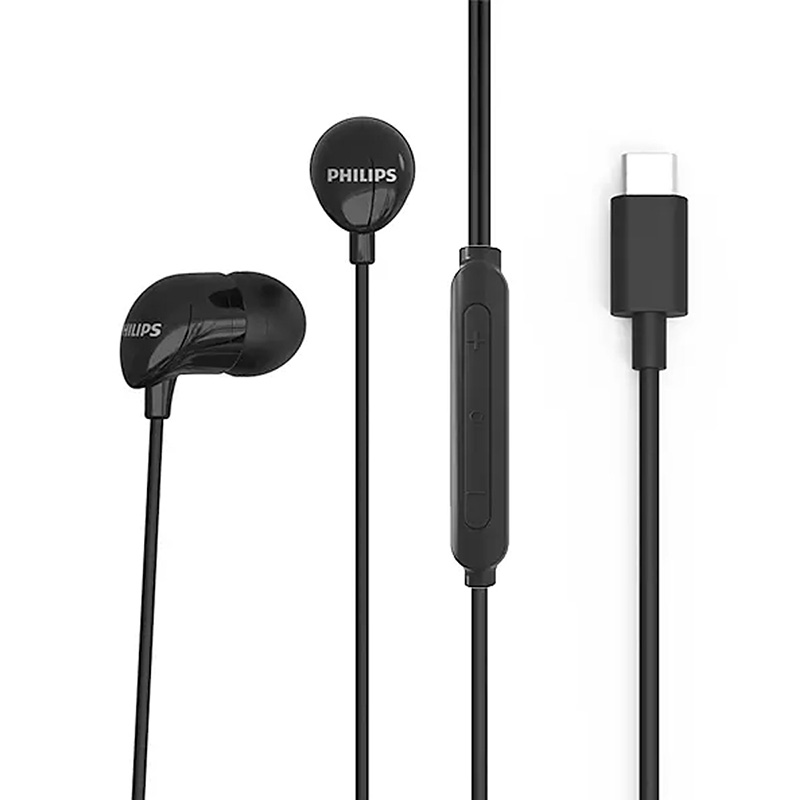 Philips žične slušalice USB-C TAE2146BK, crne, TAE2146BK/00