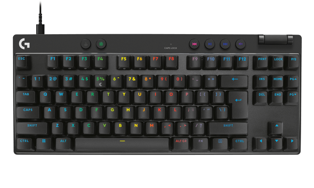 Logitech Pro X TKL Rapid, meh. tipkovnica, crna, 920-013233