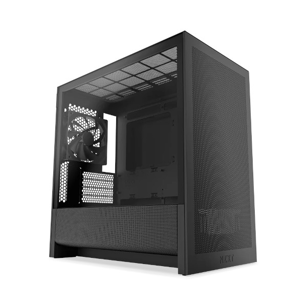 NZXT H3 Flow 2025, crno, bez napajanja, mATX, CC-H31FB-01