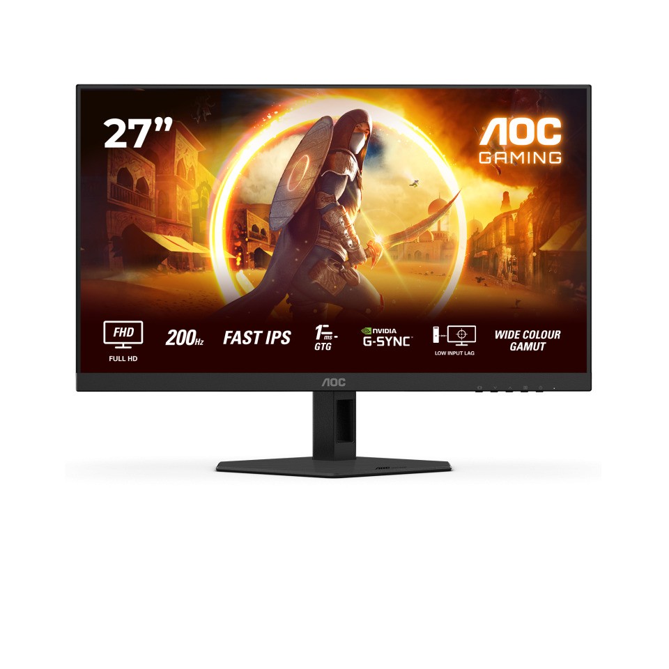 AOC 27G4HRE 27", 2xHDMI, DP, 200Hz, 1ms, zvuč., 27G4HRE