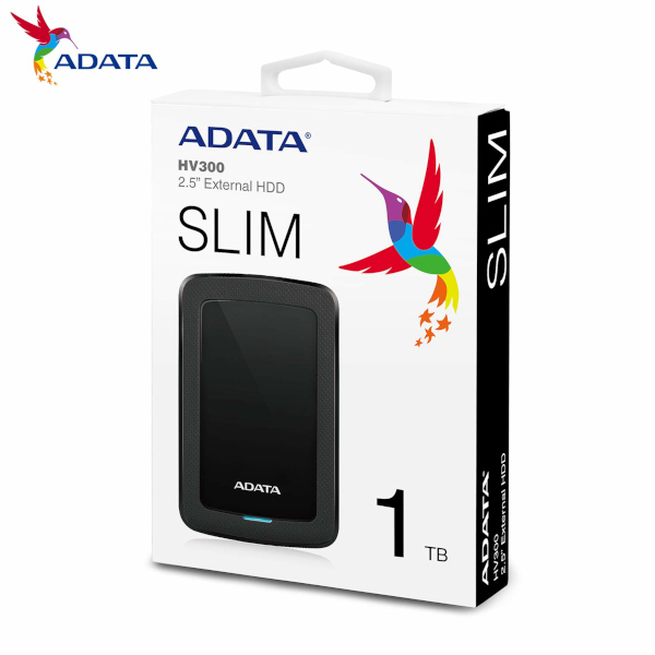 ADATA Ex HDD HV300, 1TB, usb3.2, crni, AHV300-1TU31-CBK