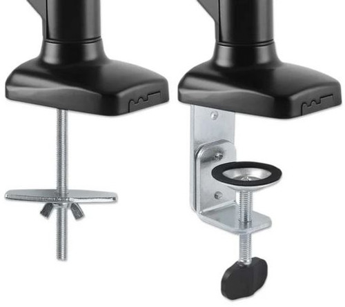 Manhattan nosač stolni monitor17"-32",2x9kg,crni, 462501