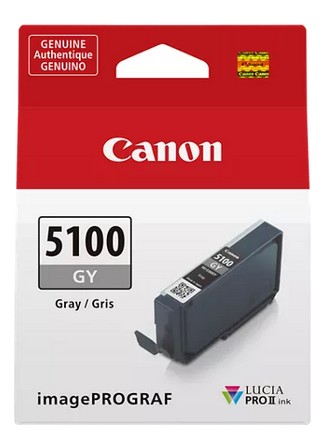 Canon tinta PFI-5100GY, siva, 6959C001