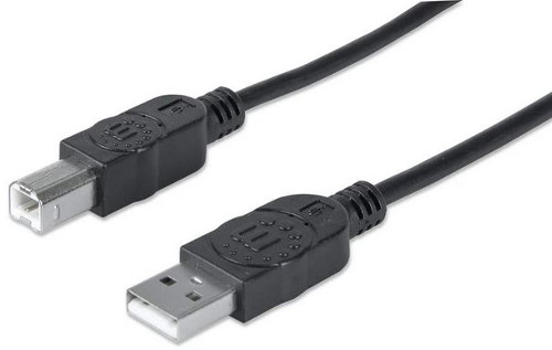Manhattan kabel USB2.0 AM/BM, za printer,1.8m,crni, 333368