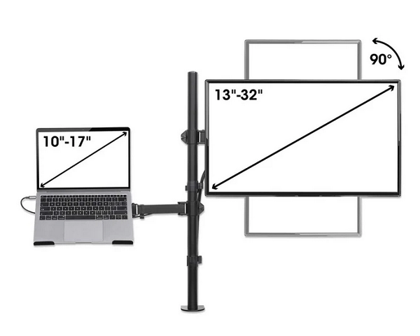 Manhattan nosač za monitor i NB,13-32, do 8kg, 462136