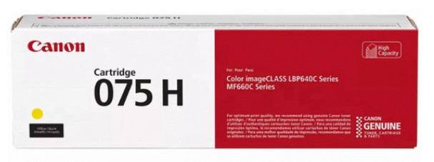 Canon toner CRG-075HY, žuti, 6366C002