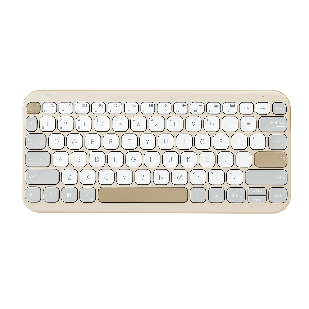 ASUS KW100, bežična tipkovnica, bež, 90XB0880-BKB170