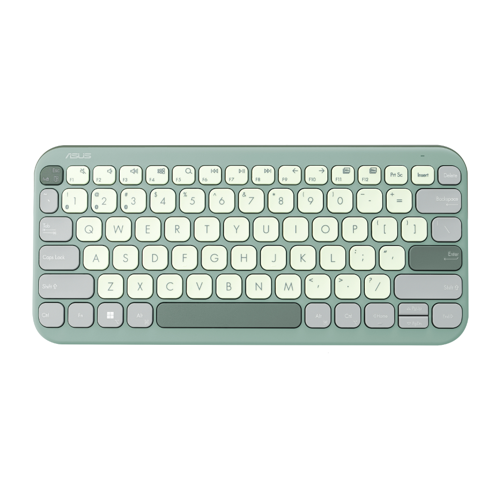 ASUS KW100, bežična tipkovnica, zelena, 90XB0880-BKB180
