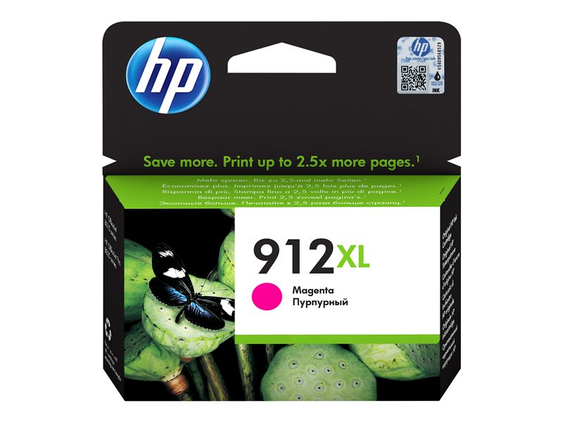HP 912XL High Yield Magenta Ink, 3YL82AE#BGX