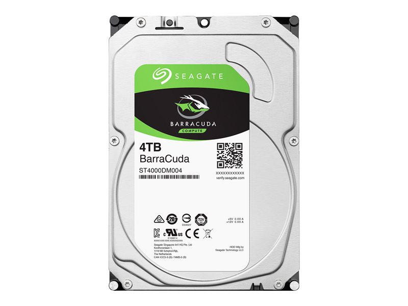 SEAGATE Desktop Barracuda 5400 4TB HDD 5400rpm SAT, ST4000DM004