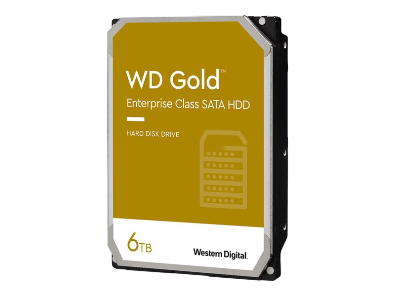 WD Gold 6TB HDD 7200rpm 6Gb/s sATA 256MB cache 3.5, WD6003FRYZ