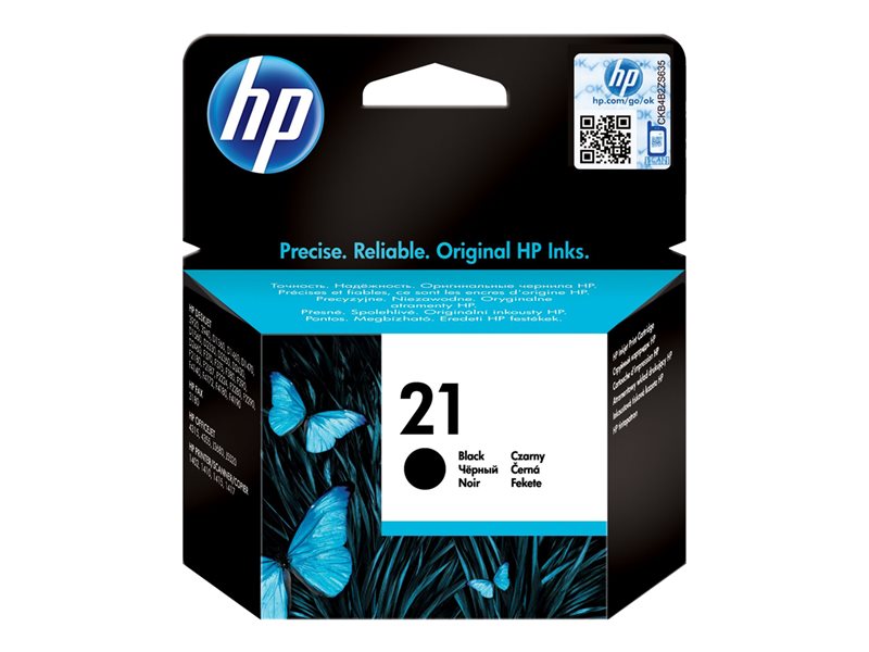 HP 21 Black Inkjet Print Cartr, C9351AE