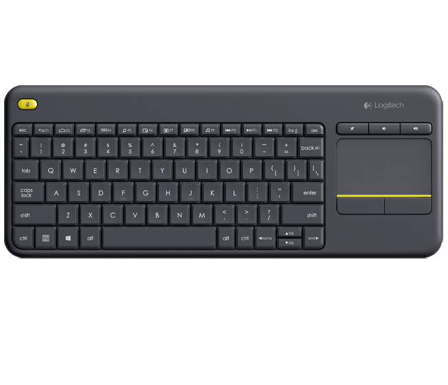 Wireless Touch Keyboard K400 Plus - DARK Grey, 920-008385