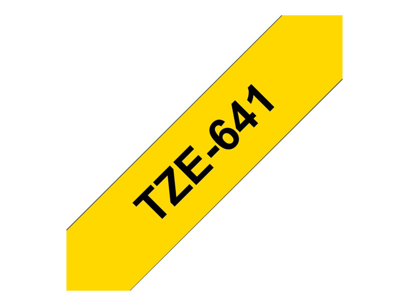 BROTHER TZE641 tape black/yellow 18mm 4m, TZE641